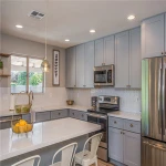 Popular nice designed shaker style modern kitchen cabinets from factory