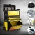Import Popular plastic Handle Toolbox Tool box trolley divide into three storage boxes from China