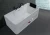 Import Portable Design Acrylic Bathroom Freestanding Soaking Bathtub with a Comfortable PU Pillow from China