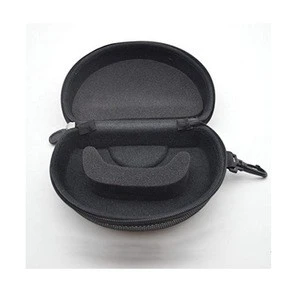 Portable EVA Eyewear storage protective case with zipper closure