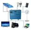 portable mini solar panel system with 2 led bulb price