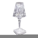 Portable Touch Crystal  Rechargeable Table Lamp Bedside Lamp