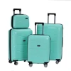 PP Hard Luggage Suitcase set aluminum Carry on trolley luggage carry-on on a train or plane