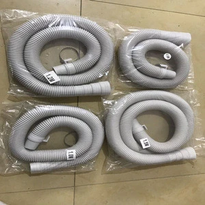 PP PVC TPE washing machine 3 inch flexible washer drain hose