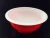 Import PP red new-style 320ml disposable plastic rice pudding or salad bowl with PVC lid from China