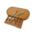 Import Premium Rectangle Bamboo Cheese  Cutting Board Set Tray with Knife Slide Out Drawer Cheese tool sets from China
