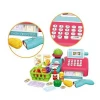 Pretend Play Cash Register Kids Supermarket Checkout Toys With Sound