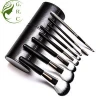 Private label 8pcs high quality makeup blush brush set eye shadow cosmetic brush with cup holder case