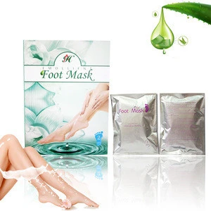 Private Label Customized Foot Peeling Mask Exfoliating Remove Dead Skin Beauty Foot Care Exfoliating hand and foot mask