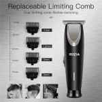 Professional Made Low Noise Electric Hair Clippers, Portable Mini Usb Rechargeable Replaceable Limiting Comb Hair Trimmer