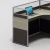Import Professional work station desk modern office partition 2 person workstation from China