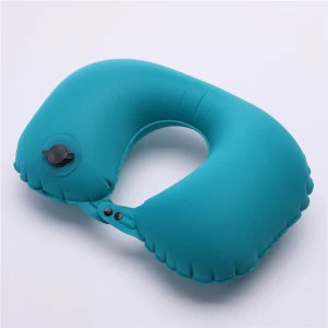 Promotional TPU U Shape Inflatable Travel Neck Pillow