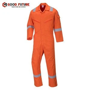 Protective Safety Workwear High Visibility Overall With Reflective Tape, Safety Guard Uniform