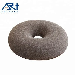 Pu Foam Ring Coccyx Donut Seat Cushion Wholesale Donut Pillow 3D Printed Memory Foam Seat Cushion Chair Cushion