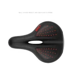 PU leather Comfort Mountain Bicycle Seat Breathable bike saddle Wide Soft Cycling Bike Saddle