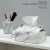 Import PU leather marble tissue box for living room from China