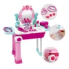Pull Rod Dressing Table Travelling Suitcase Kitchen Tools Medicine Storage Box Children&#39;s Pretend Toys