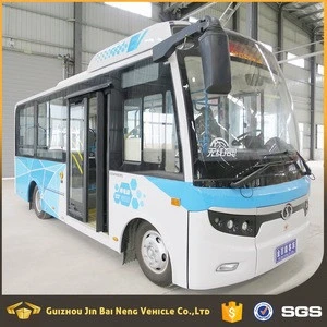 Pure mini electric bus/city bus/luxury bus with 41-60 seats for hot sale