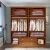 Import PVC film laminated MDF bedroom wall wardrobe design with 3 doors from China