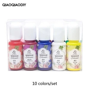 QIAOQIAODIY Wholesale Liquid 10 Color Pigment For Epoxy Resin