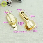qifeng well design oval lock q-1871 , oval lock ,hardware handbag twist lock
