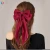 Import Qiyue New Hot Sale Knotbow Long Scarf Hair Bow with Spring Clip Women Fashion Large Elegant Double Layers Hair Clips from China