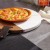 Import Quality acacia pizza cutting board with leather rope round wood marble stone cheese chopping board from China