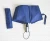 Import quality chinese products-nice blue color 3 folding 21&quot;x8k auto open&amp;colse umbrella for sell from China
