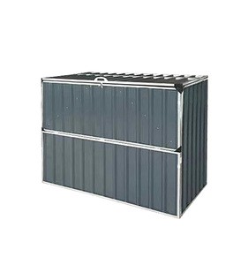 R galvanized storage shed steel frame storage box