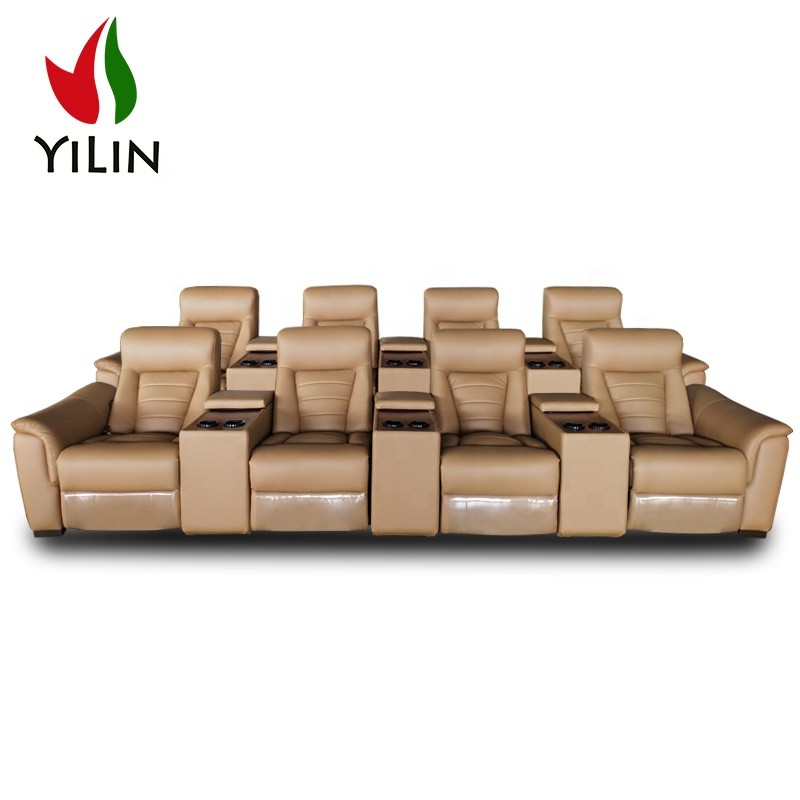 R642 Theater Auditorium Chair Newest Design Cinema Chair Seating Modern Home Theater Chairs Recliner