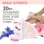 Ready-to-use depilatory hair removal wax strips