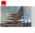 Import Residential indoor single stringer metal tread straight stairs price from China