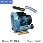 RESUN GF-180C High Pressure Electric Turbo Air Blower Aquarium Seafood Air Compressor Koi Pond Air Aerator Pump