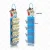 Import Retail snacks food POS cardboard power wing gallery floor standing display for Supermarket from China