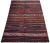 retro style rug - decorative floor rug - hand crafted rug
