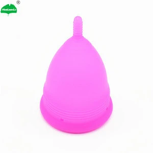 Reusable Medical Silicone Reusable Menstrual Cup Alternatives to Tampons and Pads