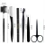 Import RLT 6pcs Eyebrow Razor Set Grooming Kit Pencil Razor Scissors Eye Brow Trimmer Brush Comb from China