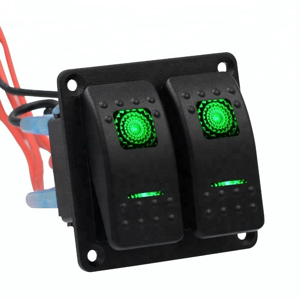 Rock Switch and 3 Way 12V auto Panel Switch
