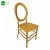 Import round back rose gold wedding plastic banquet chair dining chair from China
