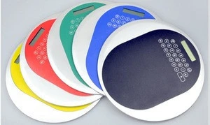 Round promotion mouse pad calculator