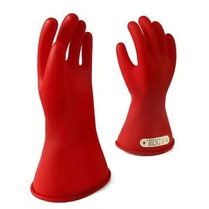 Safety Gloves IEC 60903 Electrical Insulating Latex Class00 280mm Voltage Gloves/Electrical 280MM High Voltage Gloves
