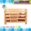 Safety large kids four deck bed push-and-pull wooden children double layer bed for kids