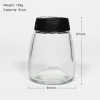 Sale 5oz Spice Condiment Bottle Packaging Kitchen Glass Spice Storage Container with Plastic Shaker Lids