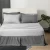 Sale Heavy Microfiber XL Twin King Pillow Sham Pillow Case Flat Fitted Sheet Bed Skirt Comforter Sets