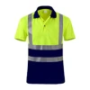 Sale High Visibility Reflective Safety Custom Hi Vis Cotton Drill Construction Work Shirt Safety Polo Shirt