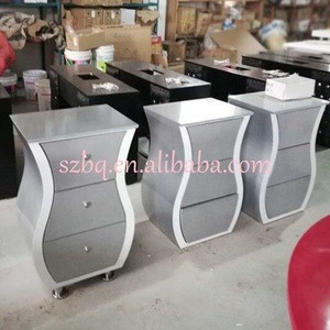 Salon beauty cart trolley storage organizer with 3 drawers/Hair dryer holder