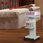 Salon Rolling Trolley Cart Stand Beauty Instrument Beauty Trolly Tray Rolling Cart with Wheel