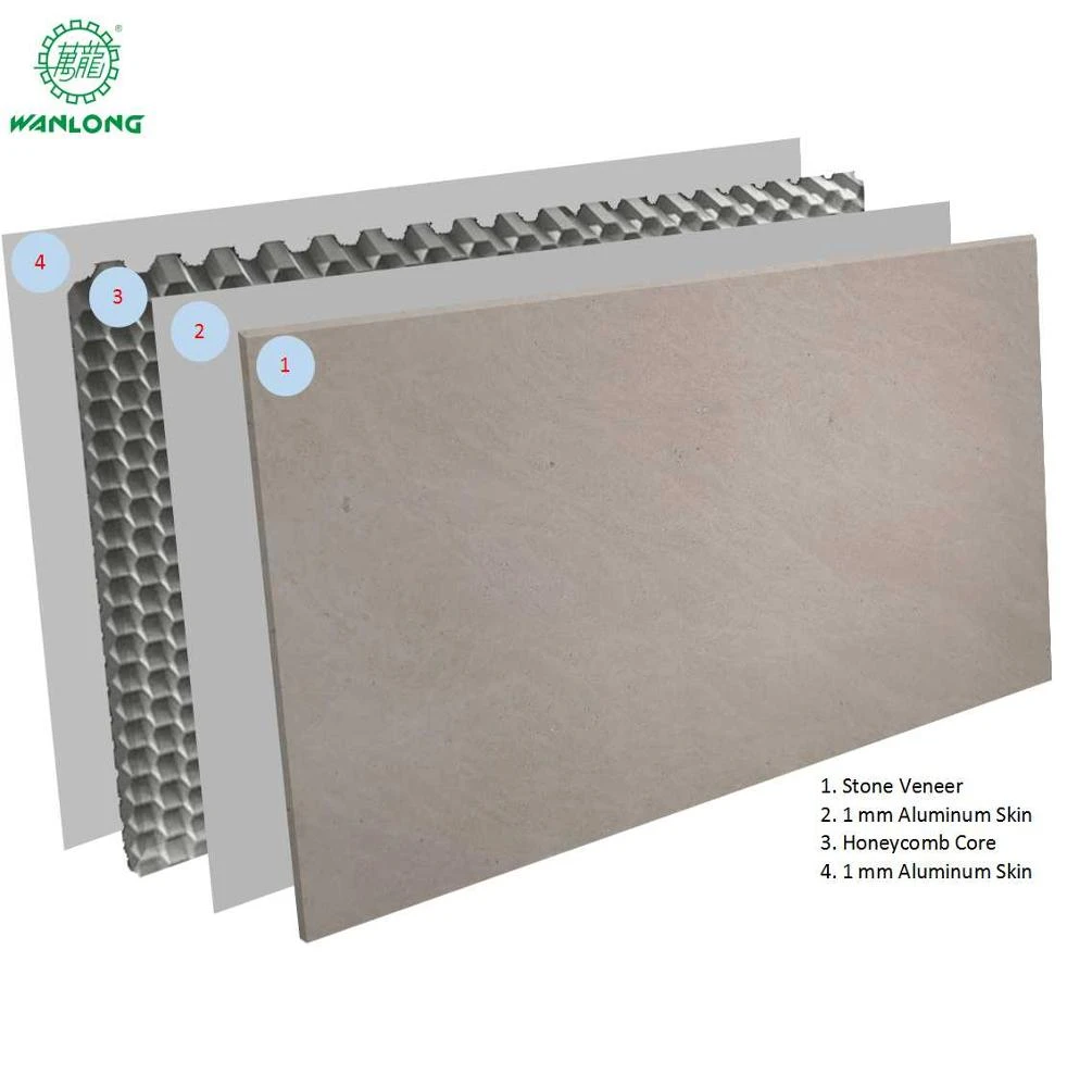 Sandstone Honeycomb Stone Compound Panel Anodized Aluminum honeycomb panel Wall Panel