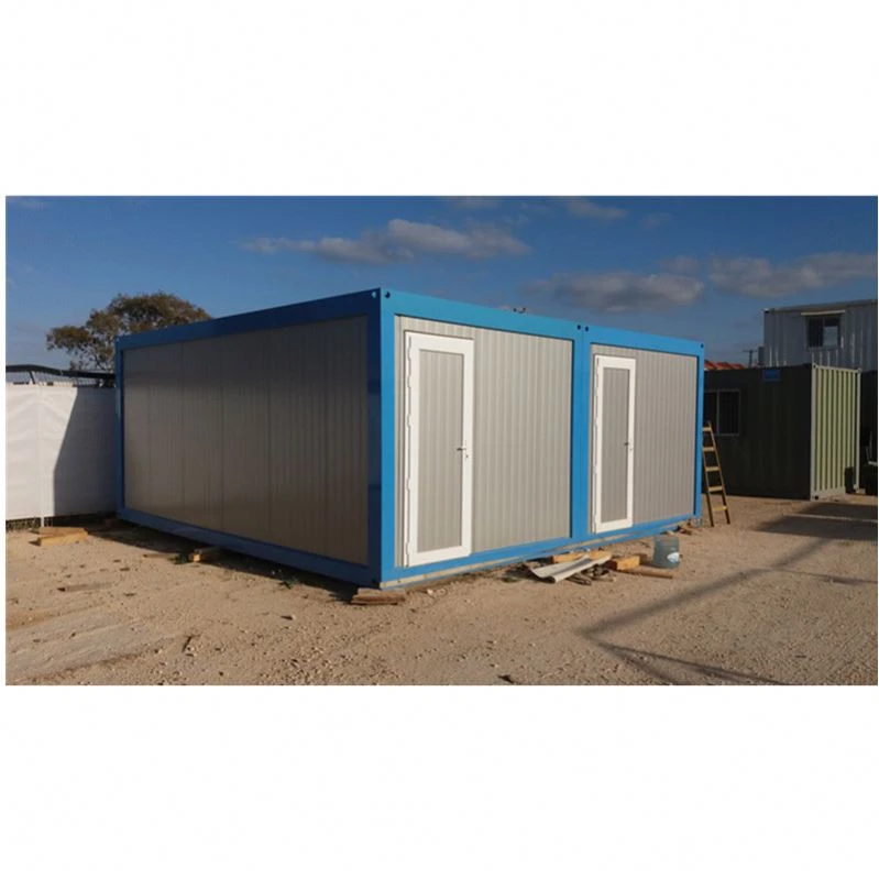 sandwich panel prefabricated portacabin shipping container 40ft steel frame house for libya