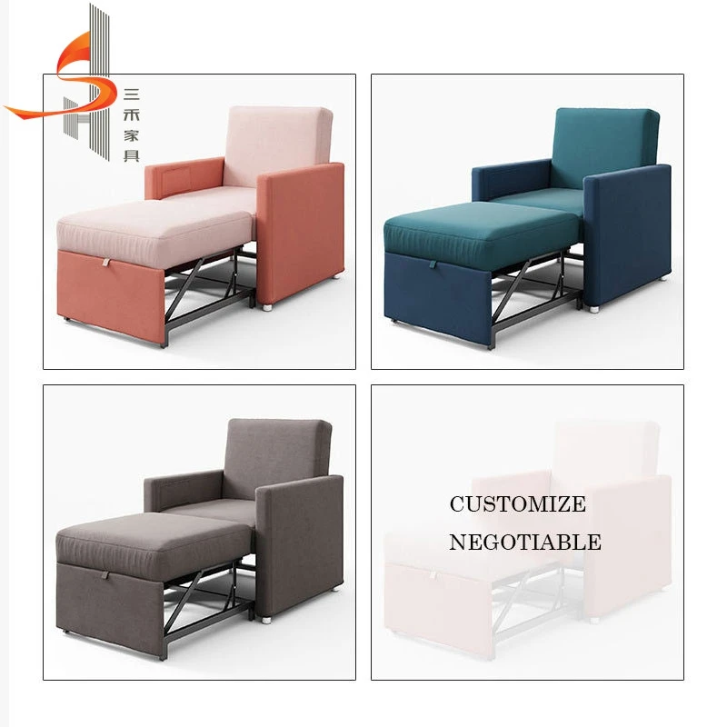 Sanhe custom space saving single modern foldable sofa cum bed